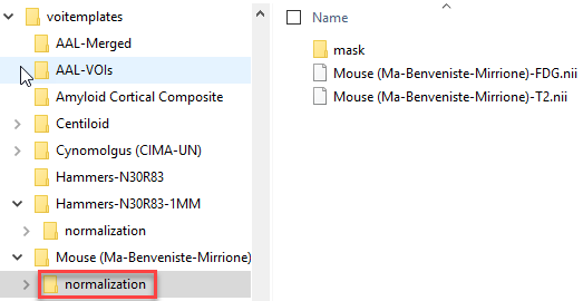 mouse-templates