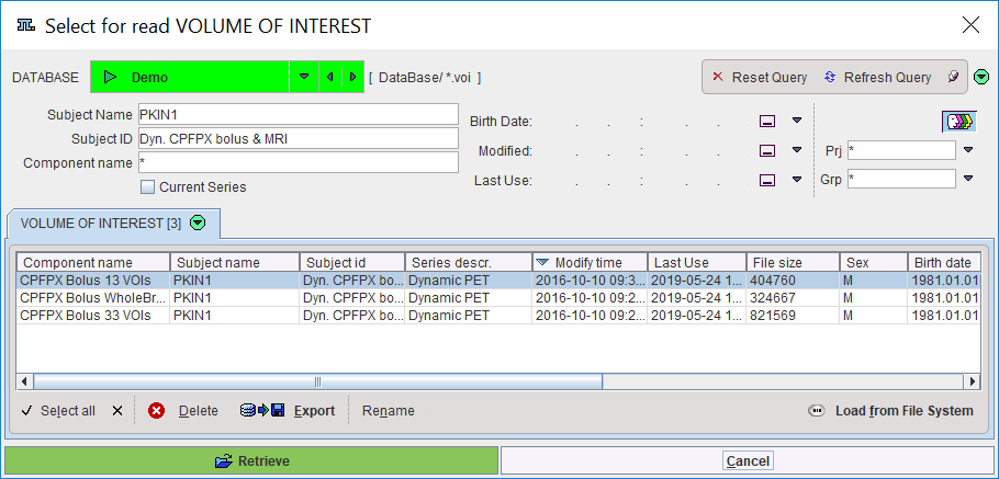 Component DB Loading