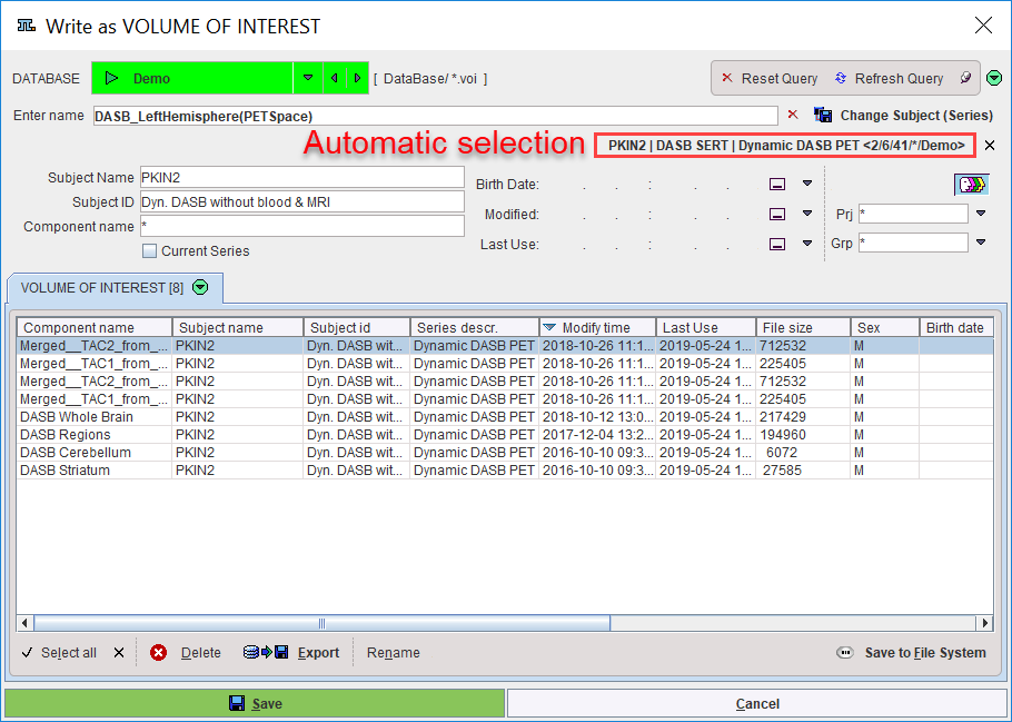 Save Component to DB