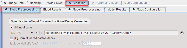 PXMOD Blood Preprocessing Logan