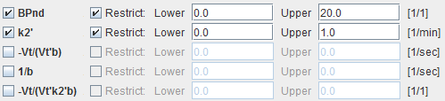 PXMOD MRTM Model Parameters