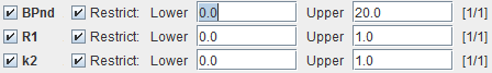 PXMOD MRTM2 Model Parameters