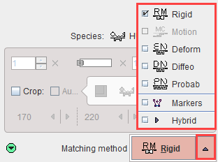 MatchingMethodSelection